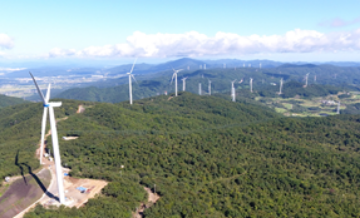 울진 공공주도 지역상생 풍력발전사업 사진